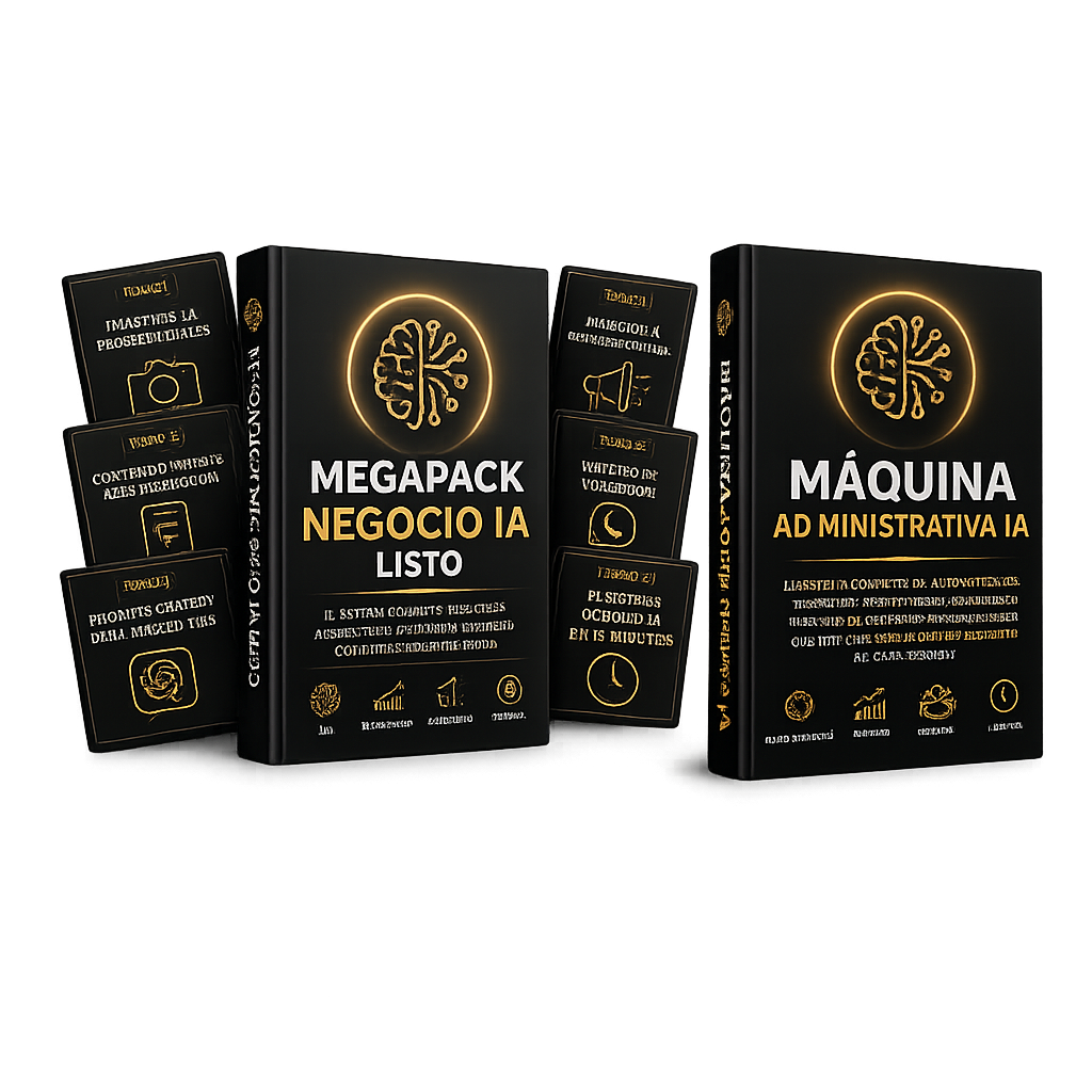 MegaPack Negocio IA Listo + Máquina Administrativa IA